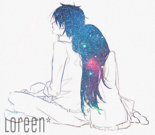Anime Couple Galaxy Discovered By On We Heart It