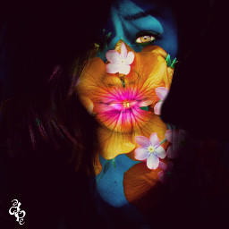 flowerface colorful fantasy interesting undefined